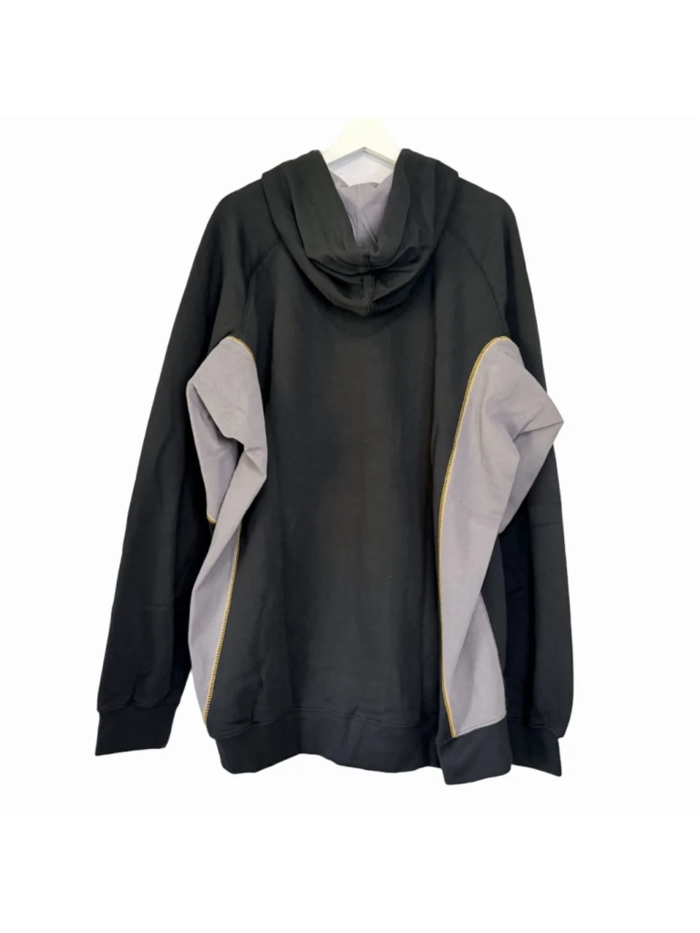 Nike New Black Gray Full-Zip Hoodie Men's Size XXL